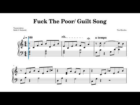 Guilt Song (fuck The Poor) - Tim Minchin