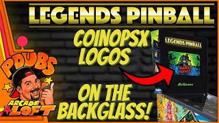 CoinOpsX Logos On The AtGames Legends Pinball Backglass!!