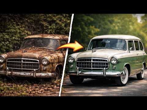 Thumbnail for ASMR Car Restoration – 1952 Nash Rambler Station Wagon Full Rebuild to Showroom Condition (4K POV) by video, Car, video f, vide, Station wagon