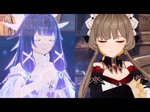 Sandrone explains The Tsaritsa's special treatment of Columbina - Cutscene (Genshin Impact Luna III)