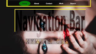 How to Create Transparent Navigation Bar and Menus With HTML and CSS