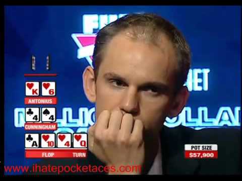 Amazing poker read and laydown by Allen Cunningham