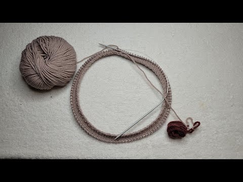 Stricken: Mit der Rundstricknadel zur Runde schließen ohne zu verdrehen - kleiner Trick