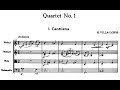 Heitor Villa-Lobos - String Quartet No. 1 (1915 - rev. 1946)