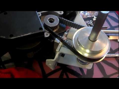 Motorized bike belt drive