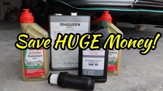2008-2015 Ralliart / Evo X Rear diff, Transfer Case, SST oil changes (60k MUST DO maintenance)
