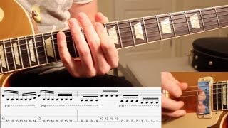 &#39;ADDICTED TO PAIN&#39; - by Alter Bridge - GUITAR LESSON - MAIN RIFFS - ***WITH TABS***