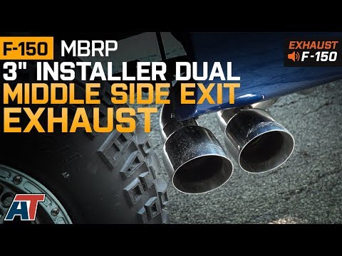 2011-2014 F150 MBRP 3" Installer Dual Middle Side Exit System 5.0L Exhaust Sound Clip & Install