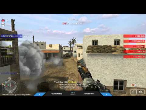 [CoD2] Gunrunners vs iNFINITE CGO Playoffs (mp_toujane, Bo3)(1/3)