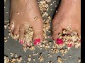 Sexy Girl Feet And Crunchy Snack