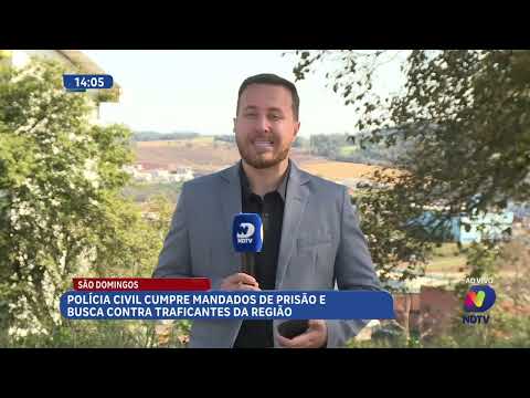 Polícia Civil faz operação contra tráfico de drogas em São Domingos