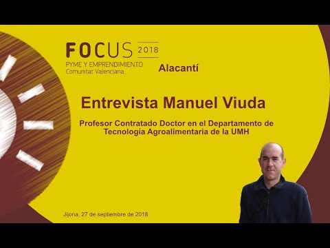 Manuel Viuda, del dpto de Tecnologa Agroalimentaria UMH, en Focus Pyme Alacant[;;;][;;;]