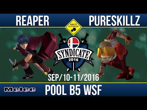 SYN2016 - HEIR | reaper (Marth) Vs PureSkillz (Sheik) - SSBM Pool B5 WSF