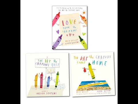 The Crayons Collection 3 Book Set By Drew Daywalt & Oliver Jeffers - Book Unboxing