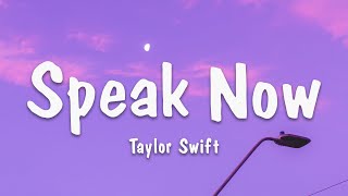 Taylor Swift - Speak Now (Lyrics)