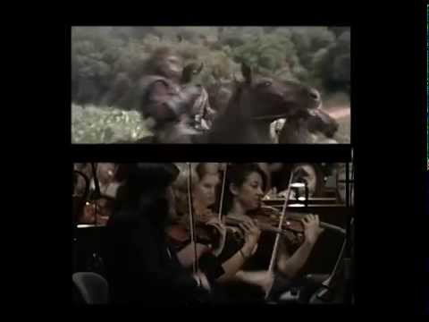 Planet of the Apes The Hunt with ORCHESTRA Jerry Goldsmith