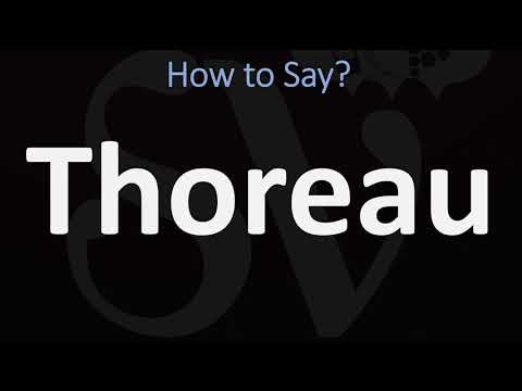 How to Pronounce Thoreau? (CORRECTLY)