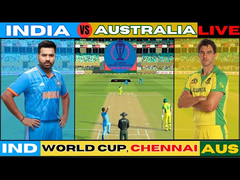 Live: India Vs Australia, world cup 2023 | Live Scores | IND vs AUS 2023 2nd Inning #livescore