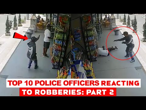 Top 10 Police Officers Reacting to Robberies – Caught on Camera!