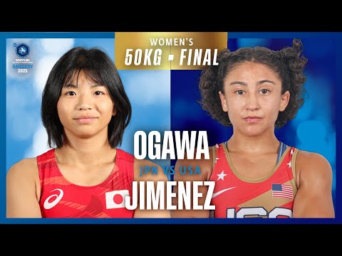 Rinka OGAWA (JPN) vs. Audrey Rae JIMENEZ (USA) | U20 WORLD CHAMPIONSHIPS 2025 | Gold Medal | WW 50Kg