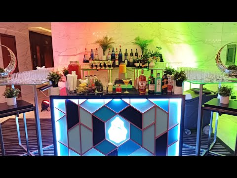 A bar set-up for an banquet event 🇦🇪🍾🥂🍻🍸#barmanlife #bartenderskills #dubai #dubailife #hotel
