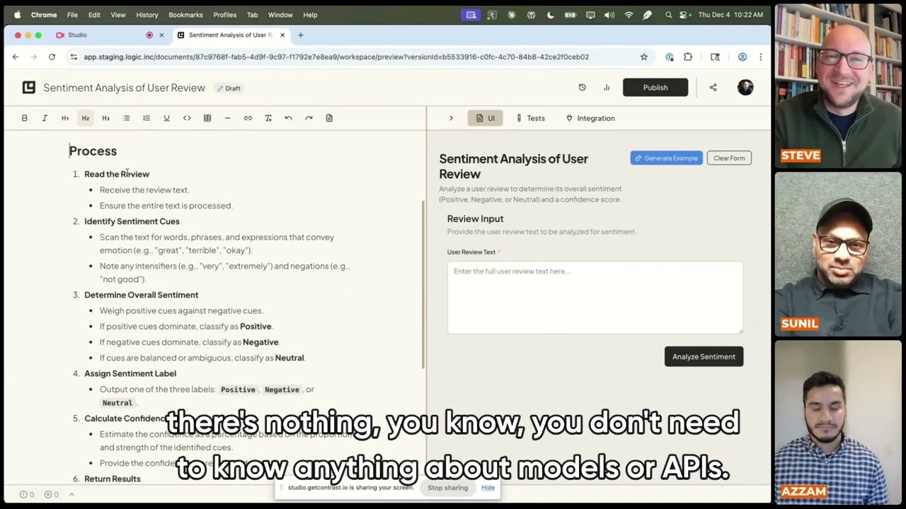 Demo: Logic in action