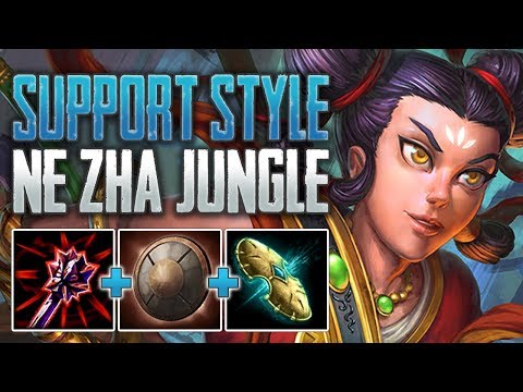 Support Style | Ne Zha Jungle Gameplay (SMITE Conquest)