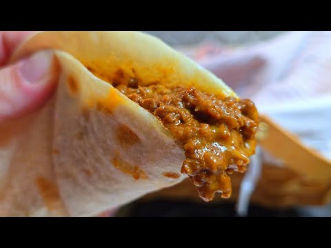 Homemade Chili Cheese Burritos with Soft Flour Tortillas