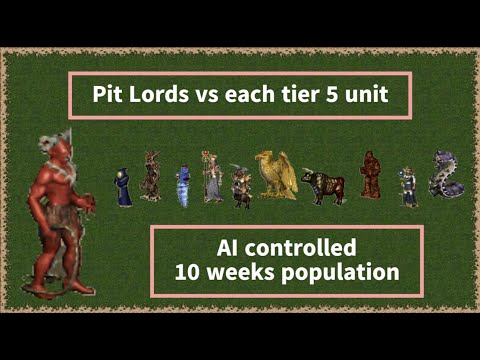 Pit Lords - challenger for best level 5 unit in Heroes 3 ??