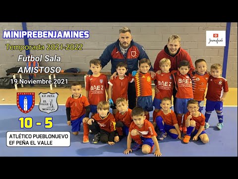 21-22 MINIPREBENJAMINES ATLETICO PUEBLONUEVO 10 -EF PEÑA EL VALLE 5 (19-11-21)