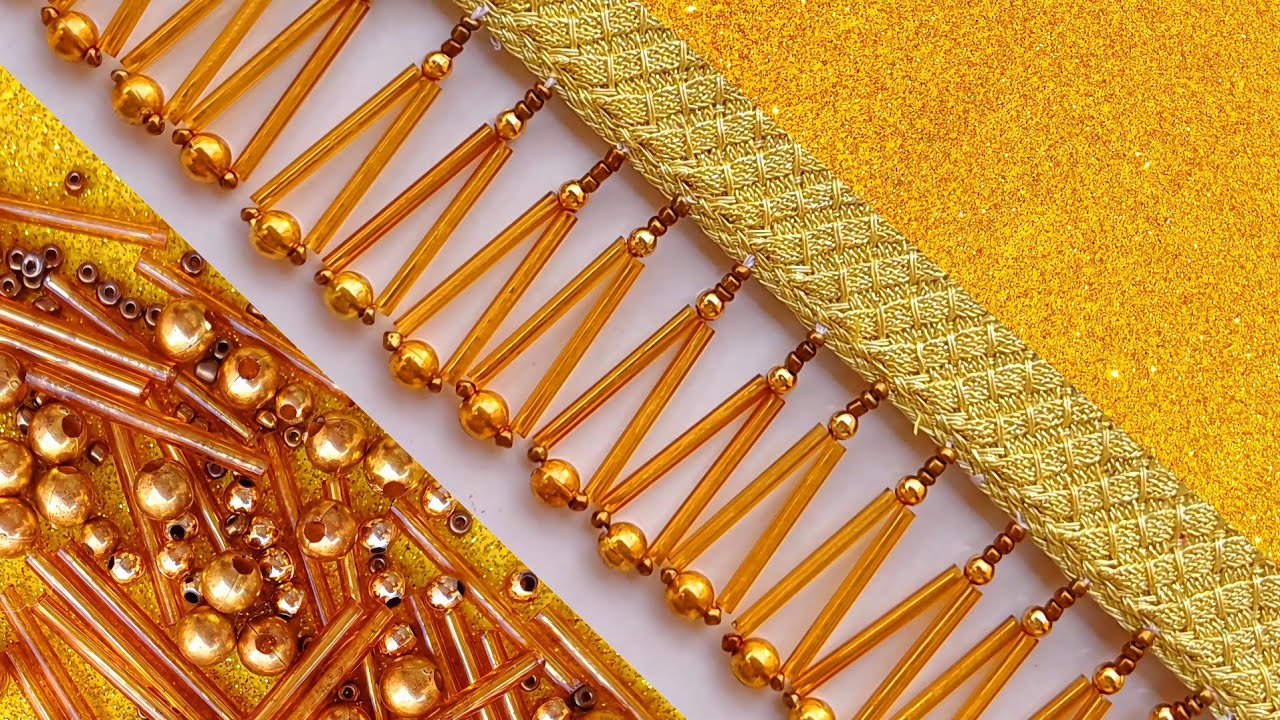 Where you can find this beautiful yet simple jewelry embroidery ?#diy