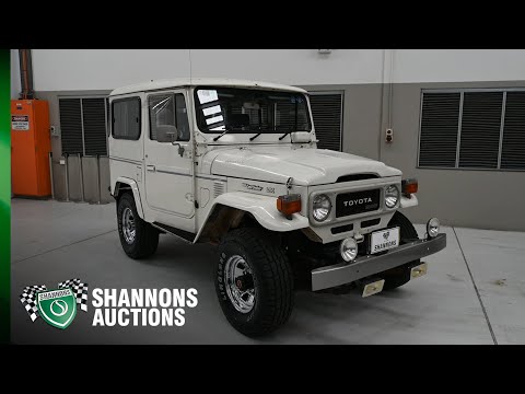 1984 Toyota BJ42 Landcruiser LX (SWB) 2Dr Wagon - 2022 Shannons Spring Timed Online Auction