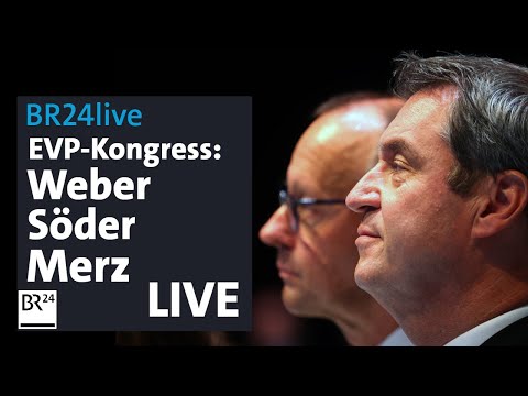 BR24live: Weber, Söder, Merz – Europadebatte in München | BR24