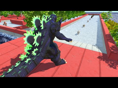 Super Godzilla vs All Units Death Run | Animal Battle Revolt Simulator