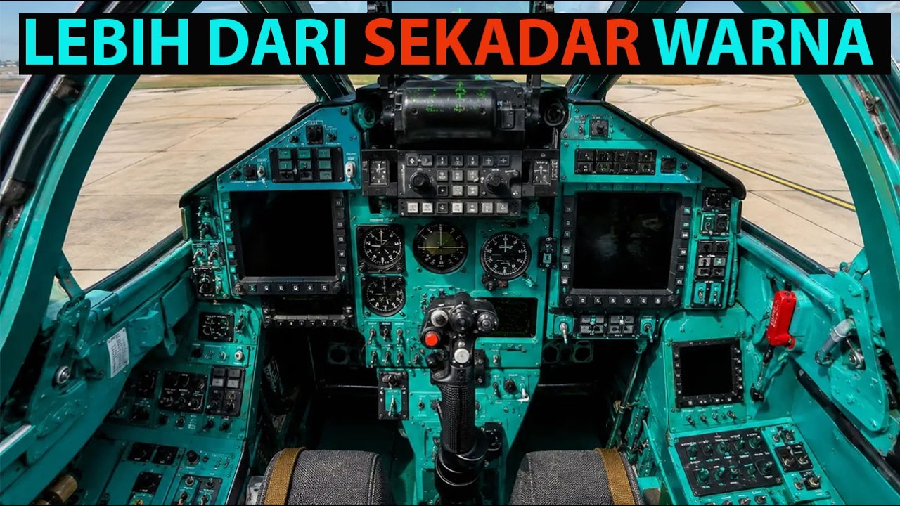 Kenapa Cockpit Jet Tempur Rusia Berwarna Hijau Pirus