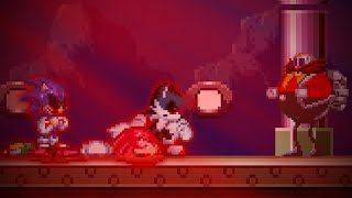What happens in the duo survival of Knuckles and Eggman, if only Eggman escapes? Sonic.exe SoH