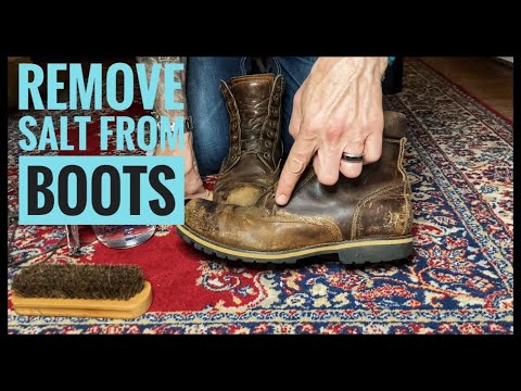 DIY:  How To Remove salt from your boots