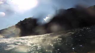 Coasteering around Newquay Headland