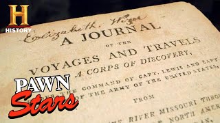 Pawn Stars: Rebecca Makes a COSTLY Discovery on Lewis & Clark Journal (Season 18) | History