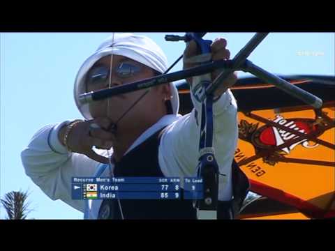 Korea v India – recurve men's team gold | Antalya 2009 Archery World Cup S3