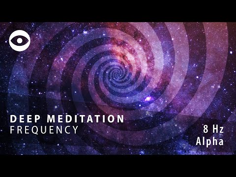 Deep Meditation Music Binaural Beats - 8 Hz Alpha Waves + hypnotic spiral