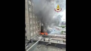 Salerno, incendio al Pronto Soccorso del Ruggi: fiamme dai condizionatori