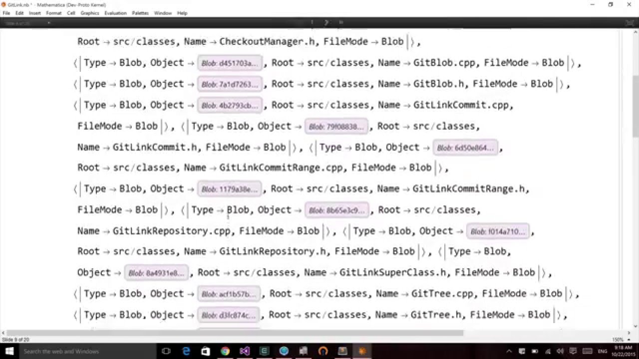 Integrating git with the Wolfram Language
