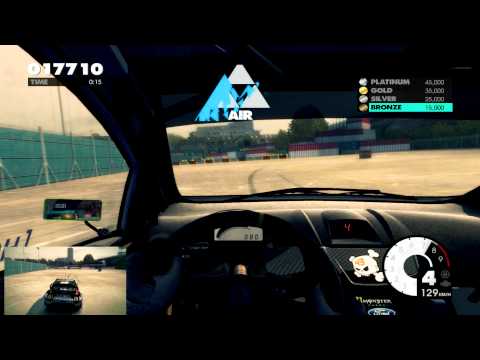 Dirt3 PC Gameplay: Gymkhana Jump tutorial Ford Fiesta