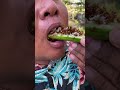Eating ants with cucumber #shorts