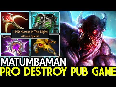 Matumbaman [Nightstalker] Pro Destroy Pub Game Solo Mid 7.21 Dota 2