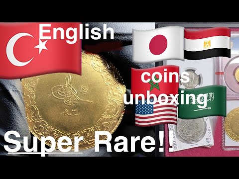 Unboxing Rare gold and silver auction Coins from Around the World