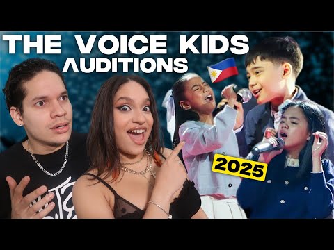 The Top Level of KIDS SINGING SHOWS in the world! Latinos react to The Voice Kids 2025 Philippines