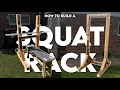 HOW To BUILD A CHEAP HOMEMADE SQUAT RACK From WOOD | DIY GEORGE