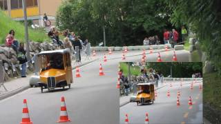 preview picture of video 'Seifenkisten Rennen Winterthur Iberg 2010 soap car, Box race Switzerland'